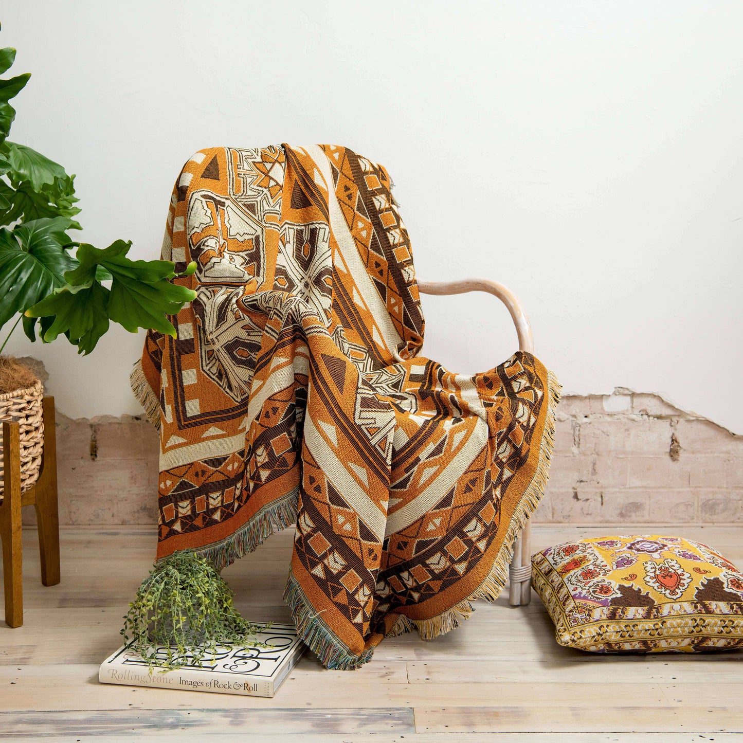 'Child of Nature' Woven Picnic Rug/Throw: Regular 130x160cm Style 11