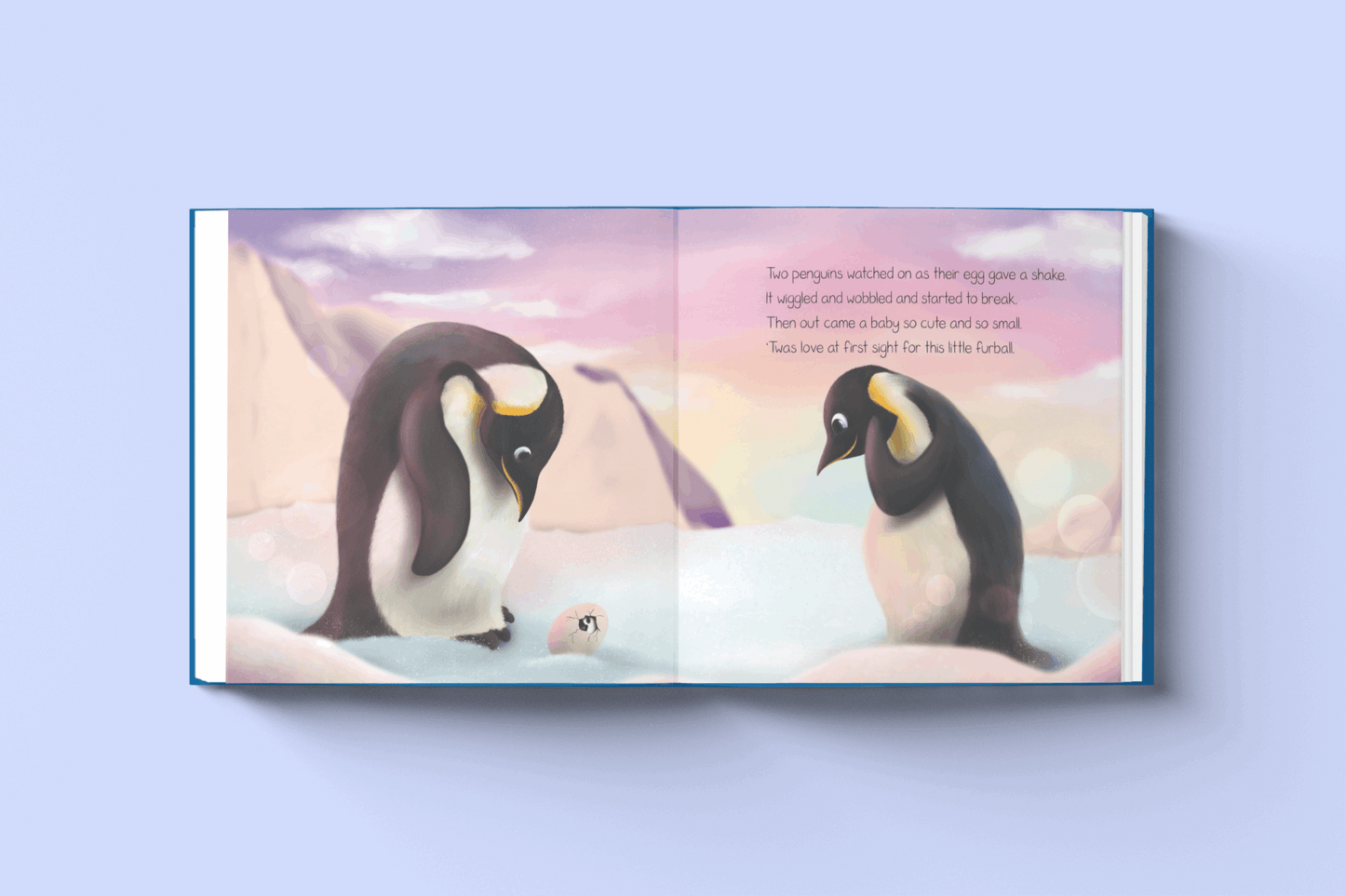 Spike, the Penguin with Rainbow hair