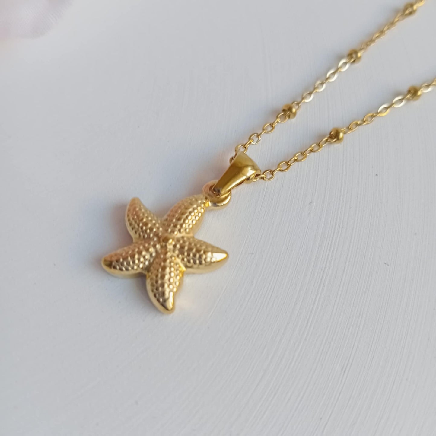 18k Gold Plated Shell Necklace