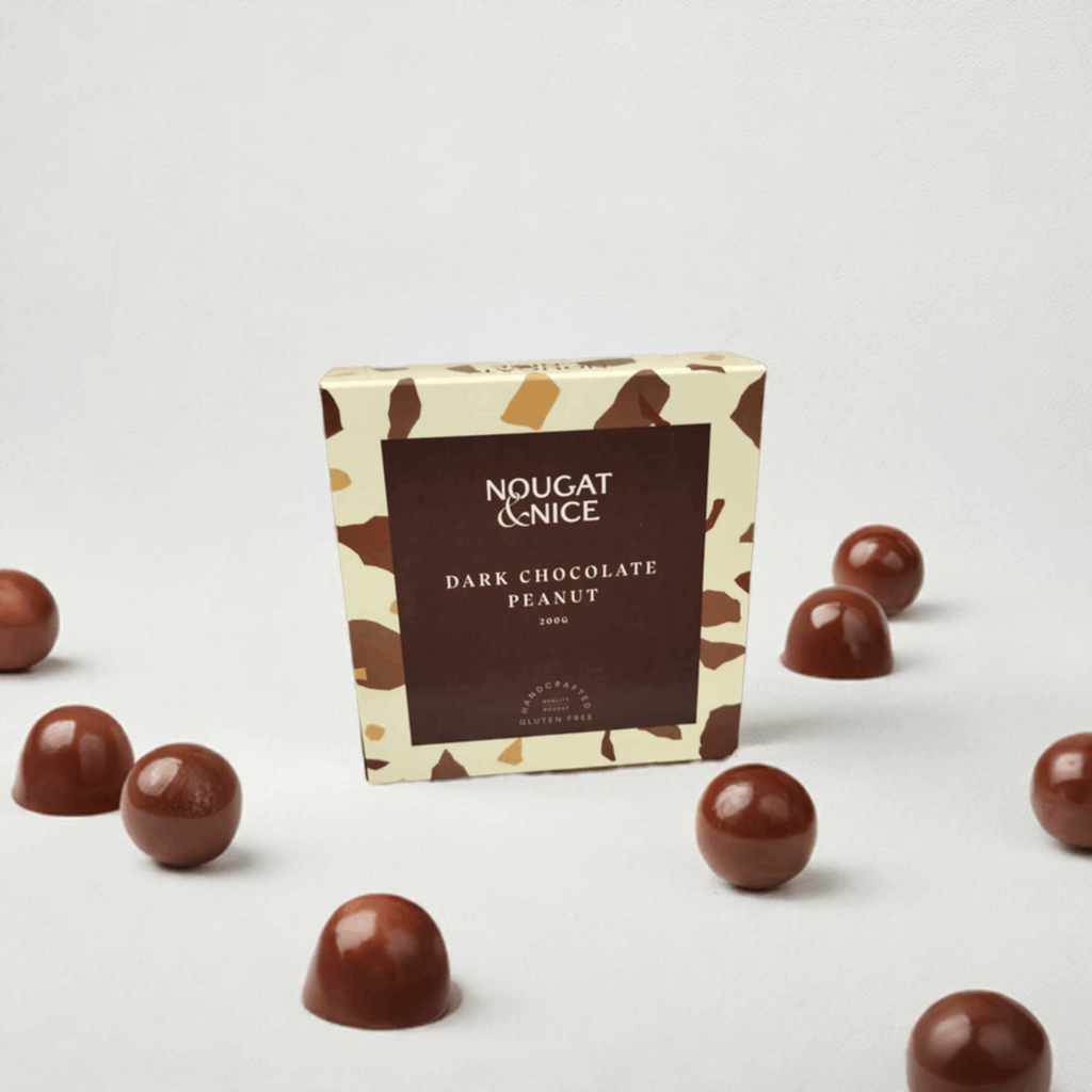 Dark Chocolate Peanut Nougat | 200g Box - Lady Jayne Boutique