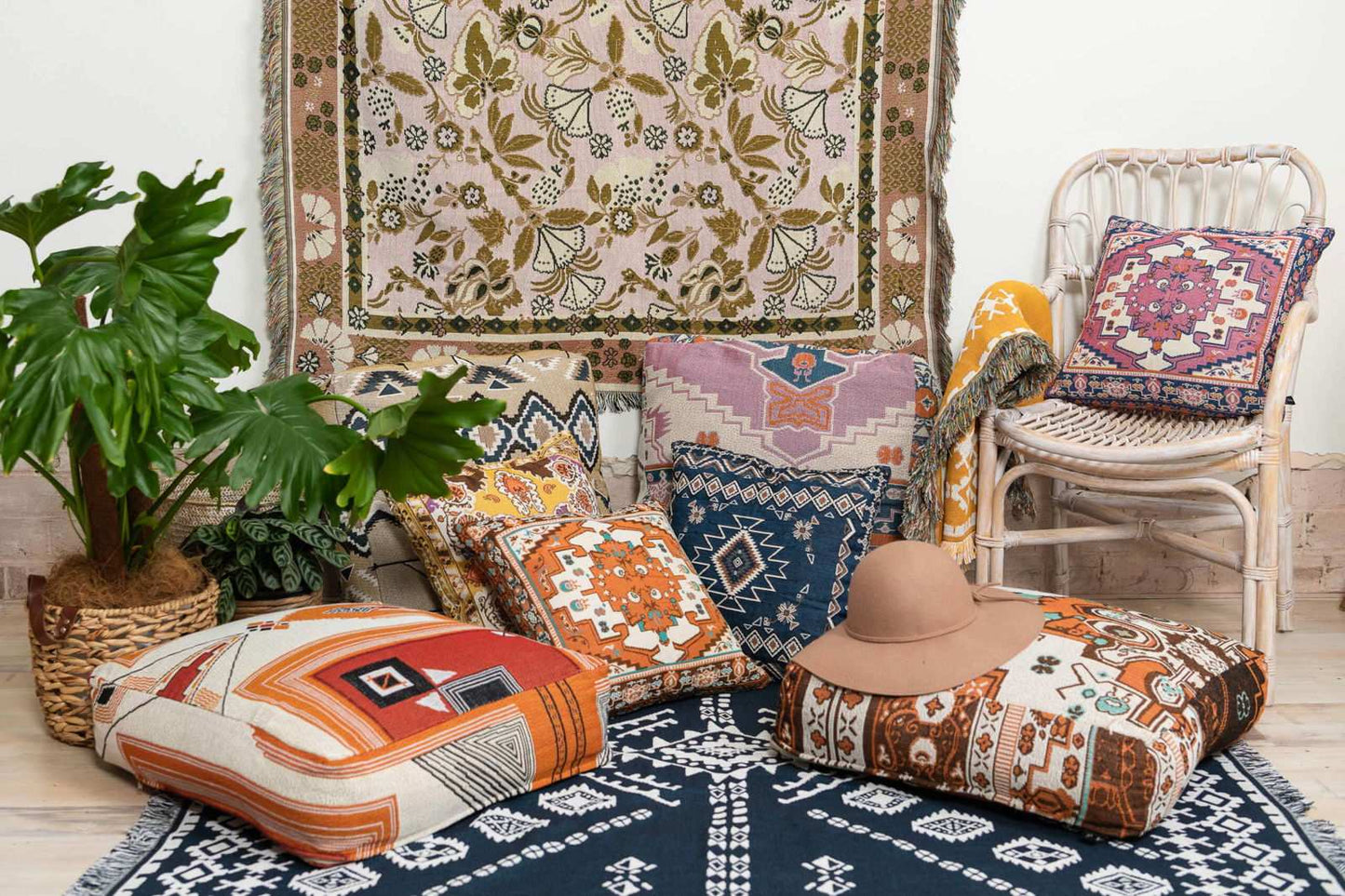 Eleanor Rigby - Woven Picnic Rug/Throw - Regular 130x160cm - Style 6 - Lady Jayne Boutique