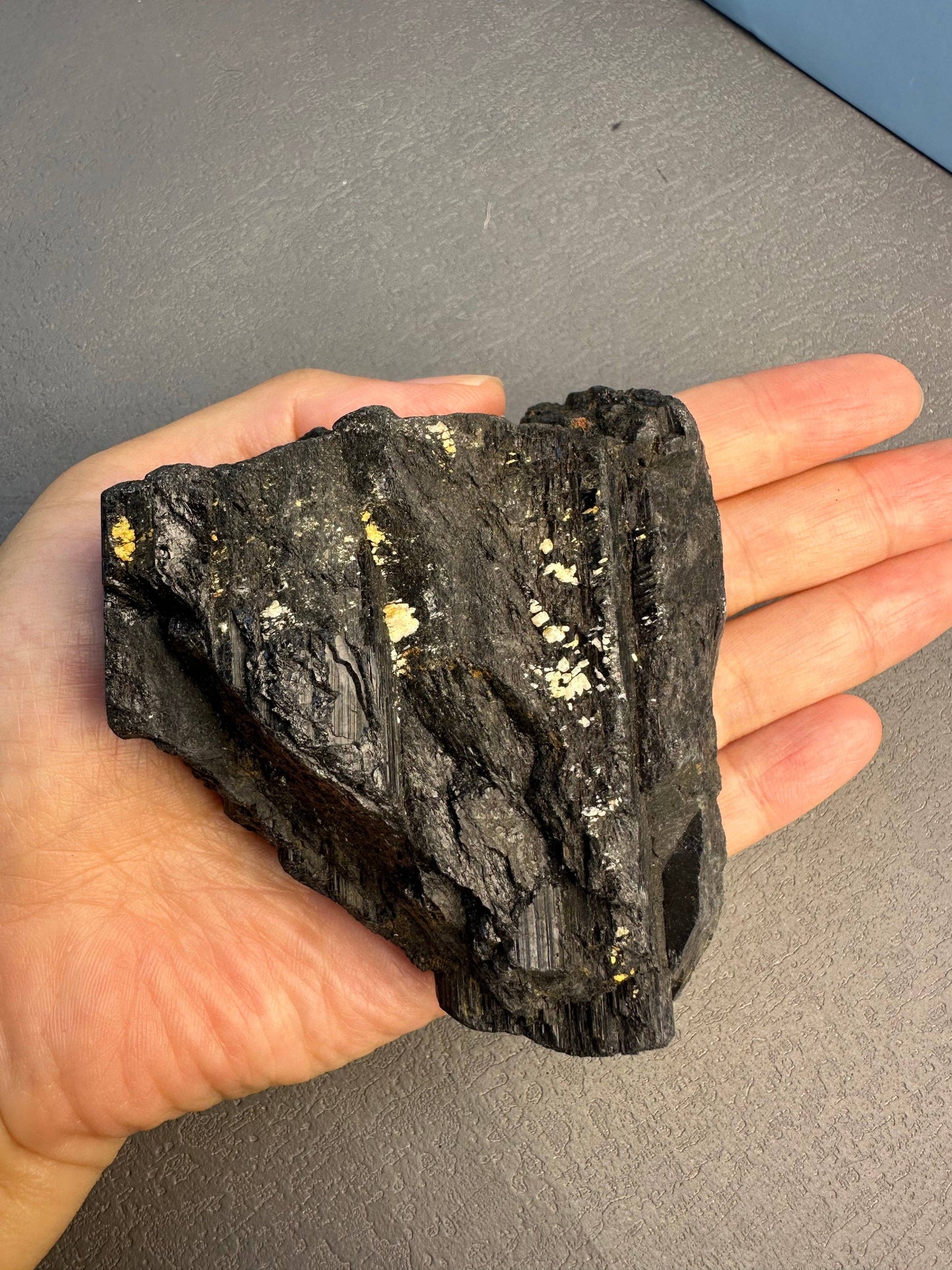 Large High Quality Raw Black Tourmaline: 50-100g