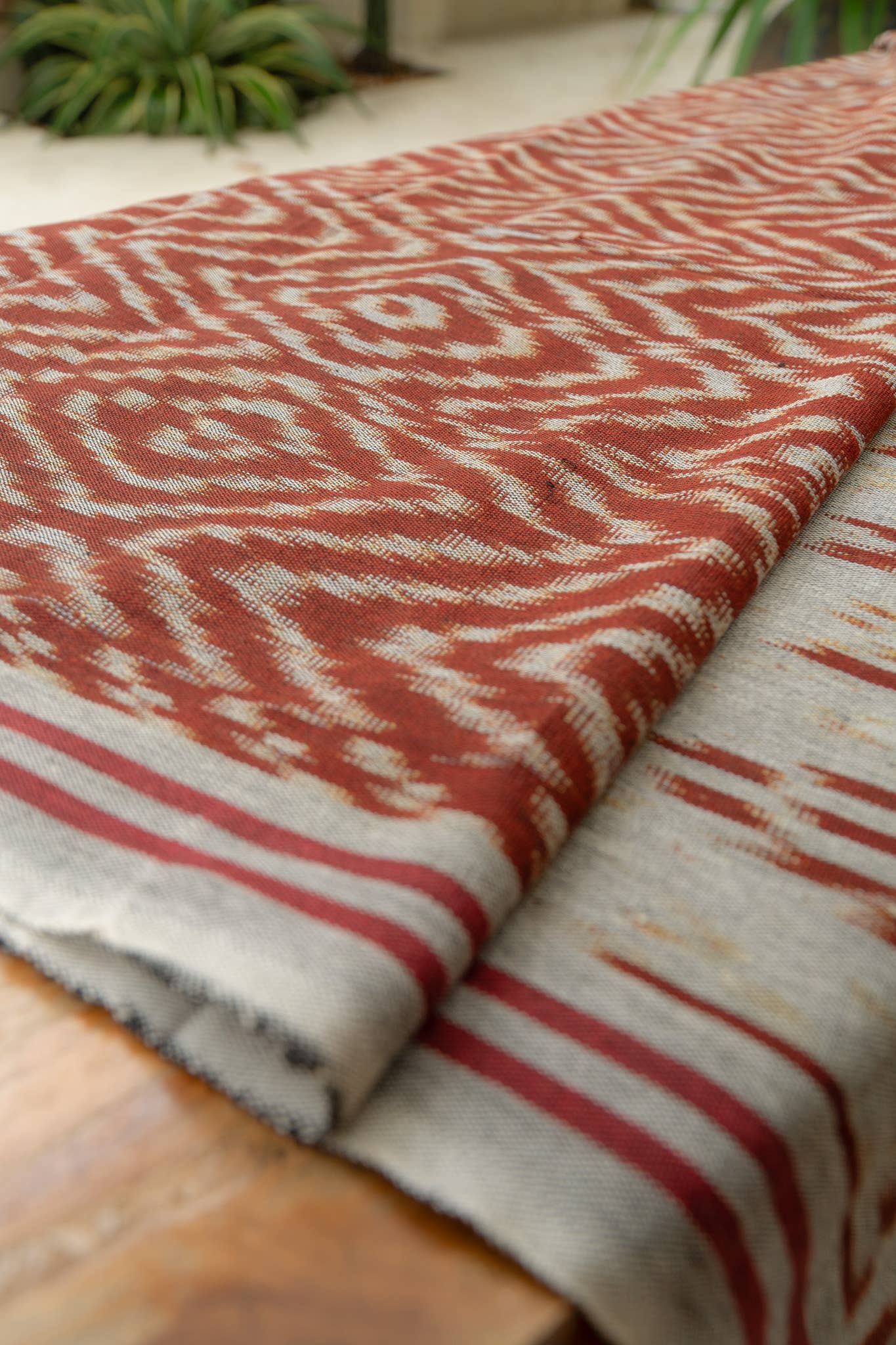Terracotta Dawn Handloom Blanket