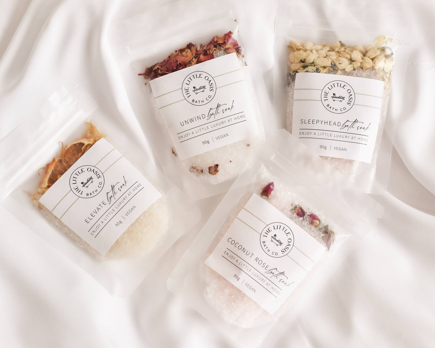 COCONUT ROSE |  MAGNESIUM BATH SOAK - MINI