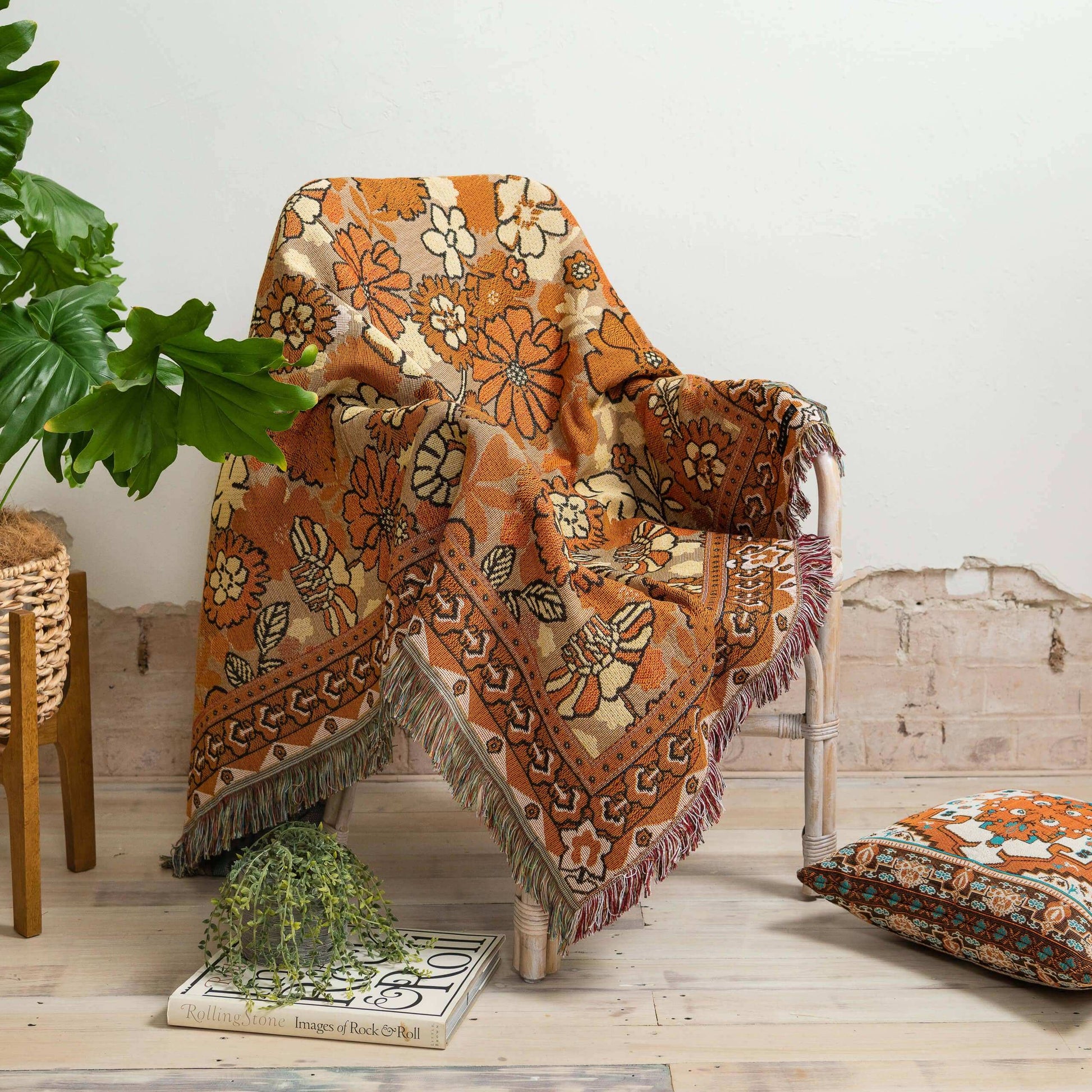 Penny Lane - Woven Picnic Rug/Throw - Regular 130x160cm - Style 5