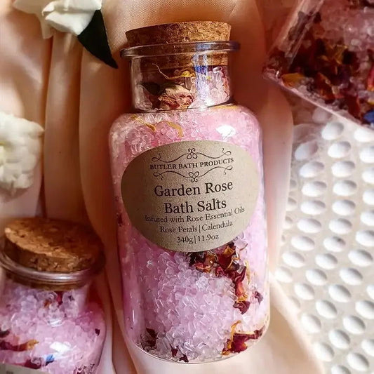 Garden Rose Bath Salts Soak - Epsom - Lady Jayne Boutique