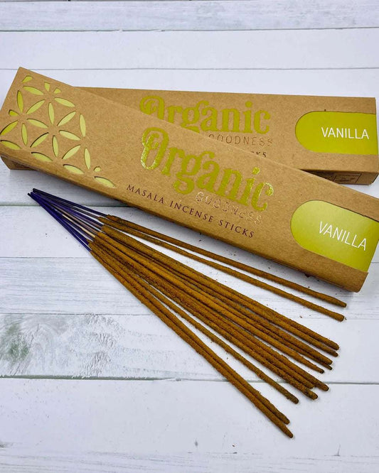 INCENSE 15GMS - ORGANIC GOODNESS Vanilla
