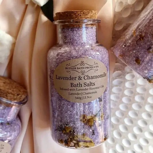 Lavender & Chamomile Bath salts soak - Epsom - Lady Jayne Boutique