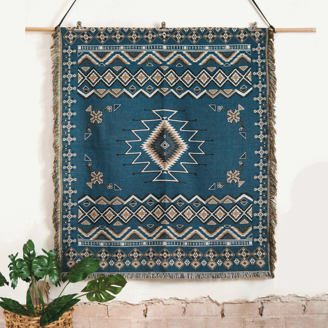 Let It Be - Woven Picnic Rug/Throw - Regular 130x160cm - Style 2 - Lady Jayne Boutique
