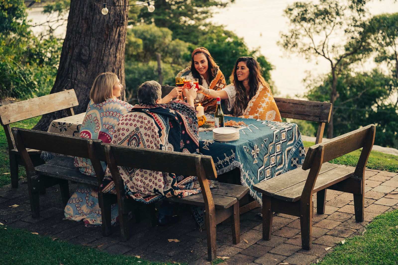 Let It Be - Woven Picnic Rug/Throw - Regular 130x160cm - Style 2 - Lady Jayne Boutique