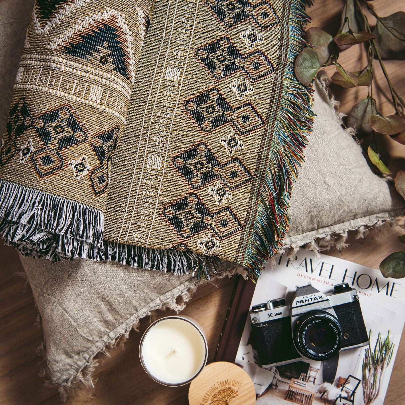 Hey Jude - Woven Picnic Rug/Throw - Regular 130x160cm Style 3 - Lady Jayne Boutique