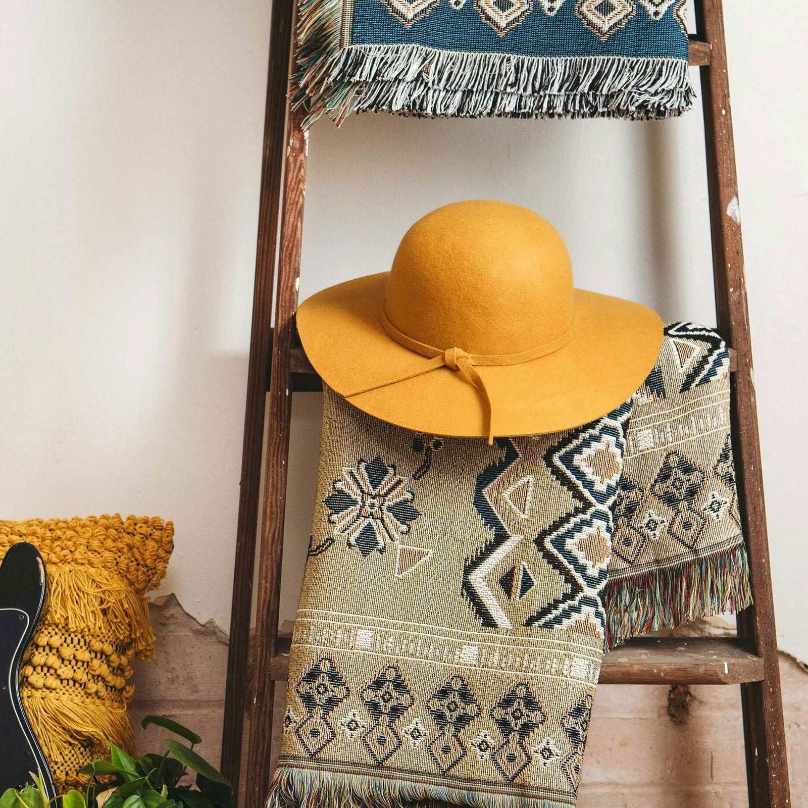 Hey Jude - Woven Picnic Rug/Throw - Regular 130x160cm Style 3 - Lady Jayne Boutique