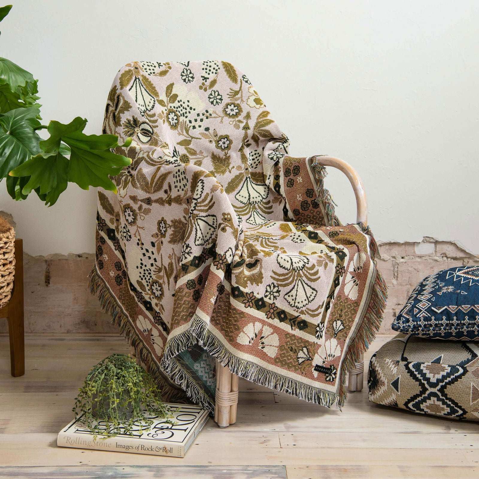 Eleanor Rigby - Woven Picnic Rug/Throw - Regular 130x160cm - Style 6 - Lady Jayne Boutique