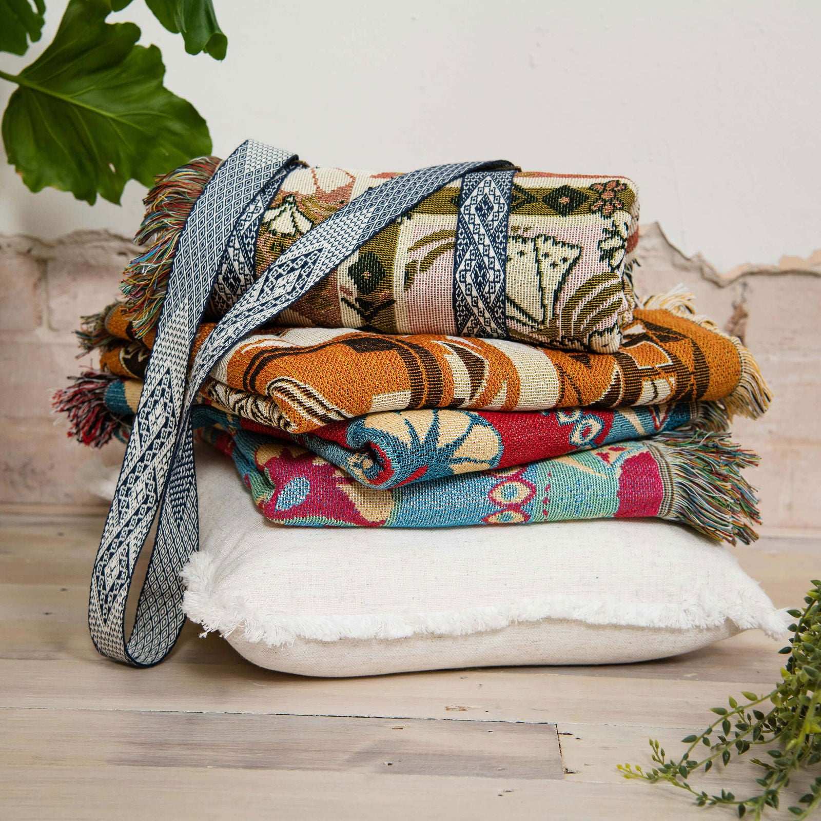 Eleanor Rigby - Woven Picnic Rug/Throw - Regular 130x160cm - Style 6 - Lady Jayne Boutique