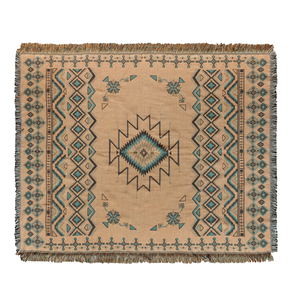 Let It Be - Woven Picnic Rug/Throw - Regular 130x160cm - Style 2 - Lady Jayne Boutique