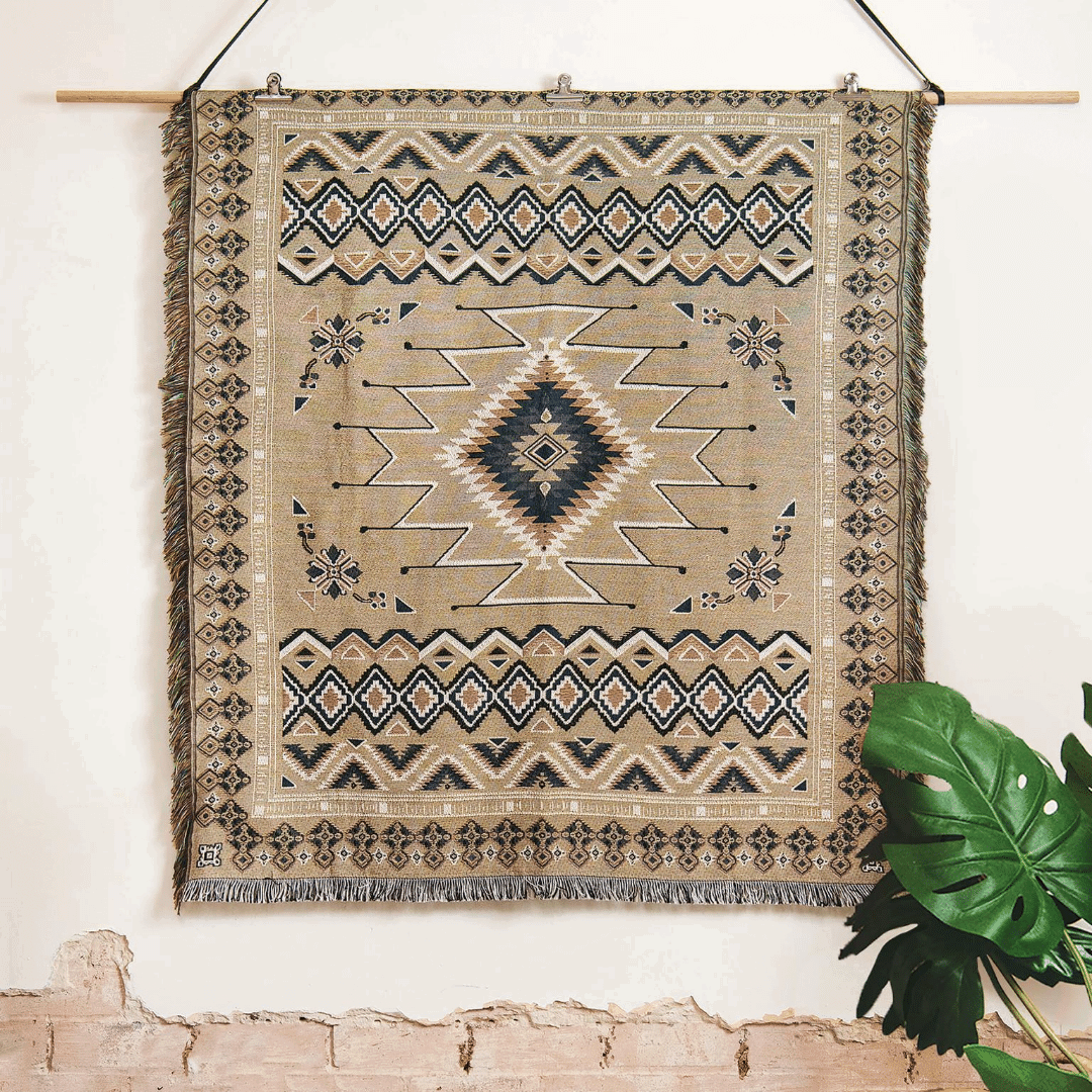 Hey Jude - Woven Picnic Rug/Throw - Regular 130x160cm Style 3 - Lady Jayne Boutique