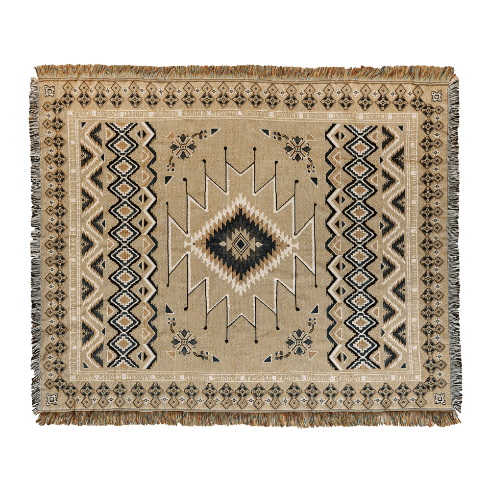 Hey Jude - Woven Picnic Rug/Throw - Regular 130x160cm Style 3 - Lady Jayne Boutique