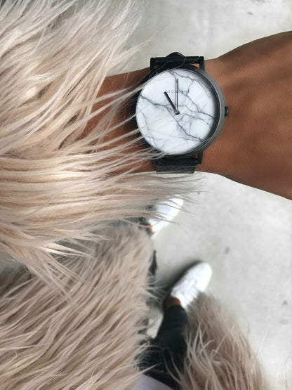 White Marble Watch
