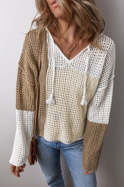 Sophie  - Cream Loose Knit Jumper