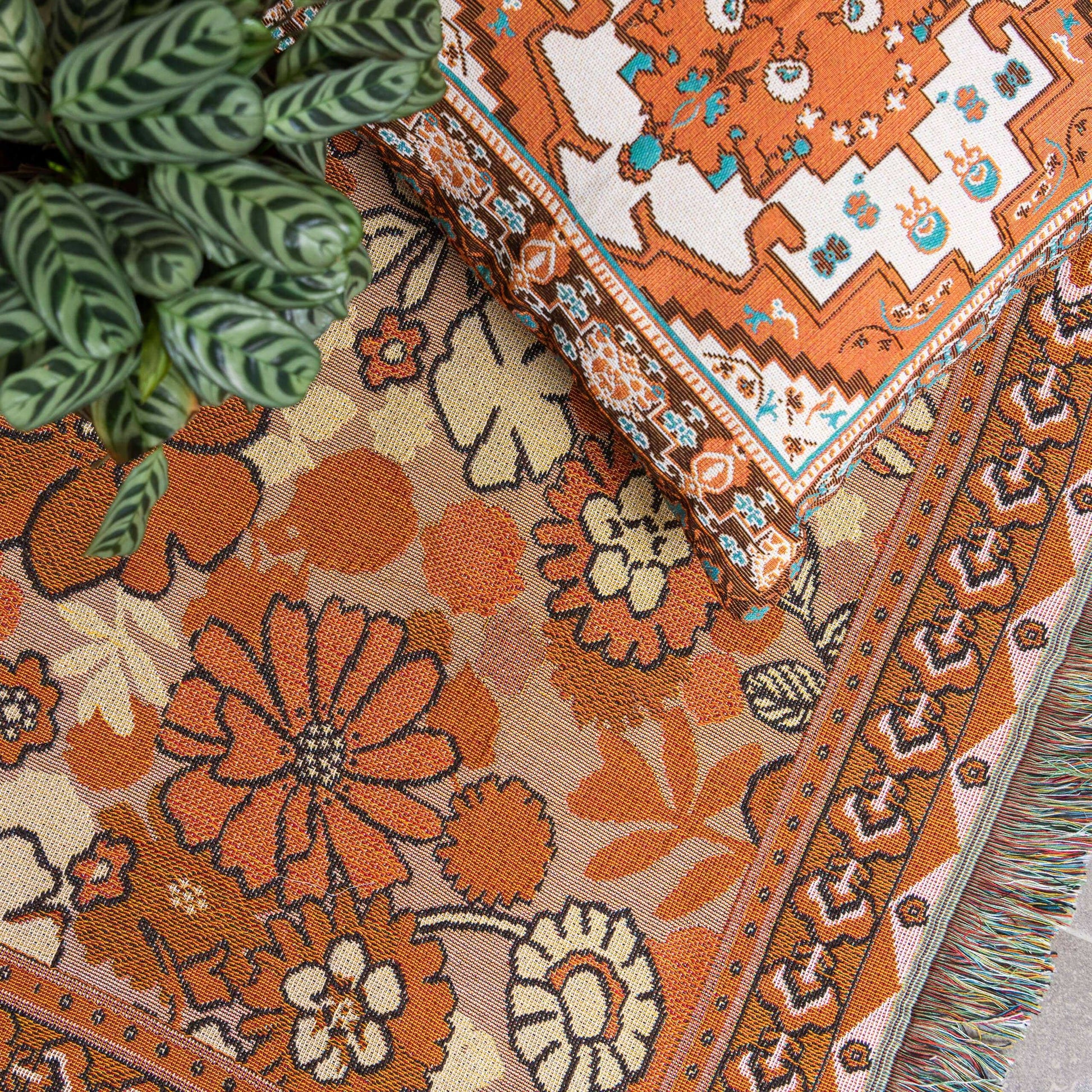 Penny Lane - Woven Picnic Rug/Throw - Regular 130x160cm - Style 5