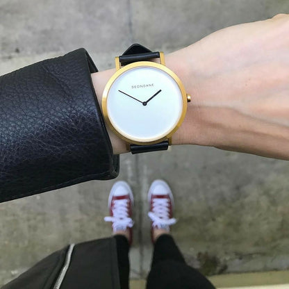 The Gold & White Watch