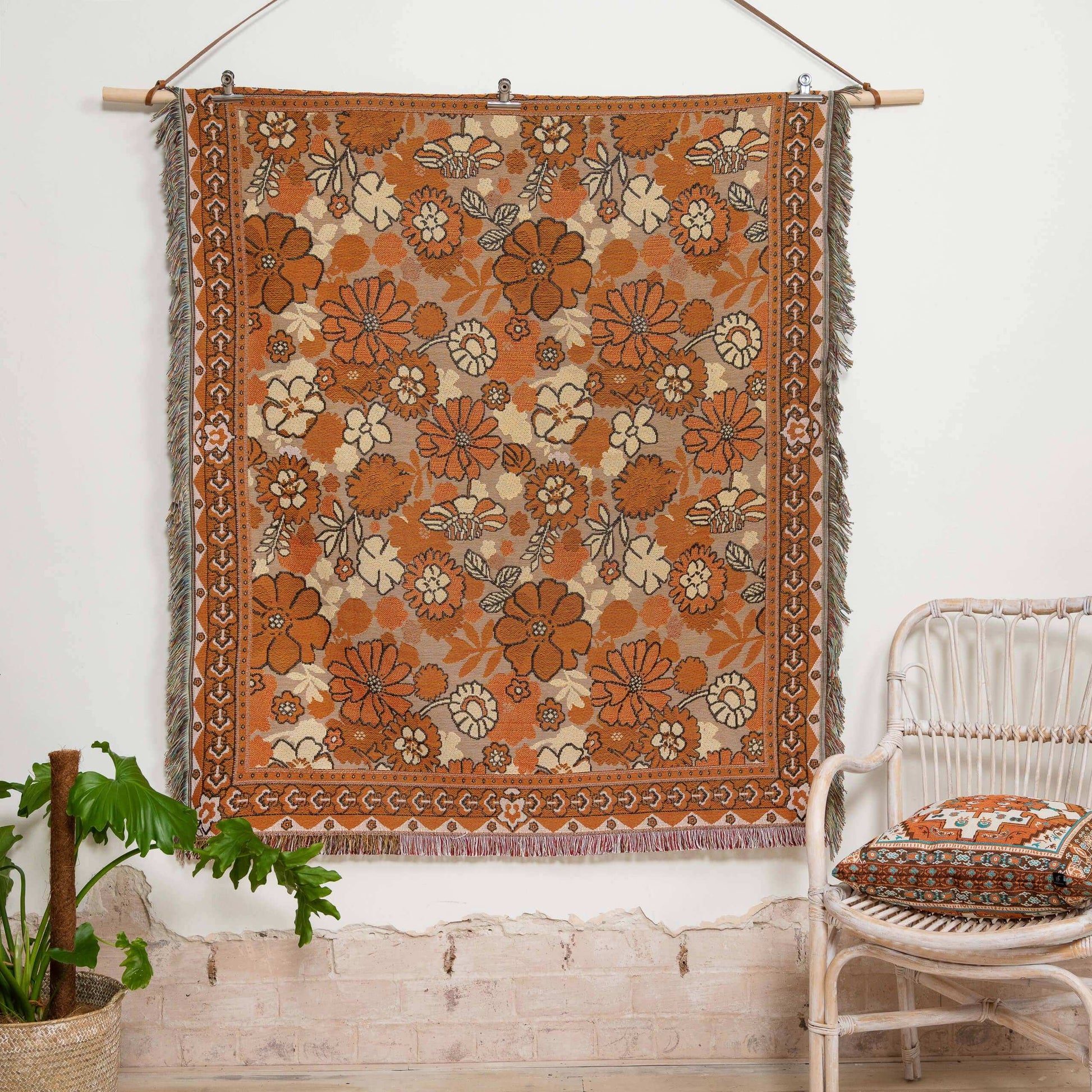 Penny Lane - Woven Picnic Rug/Throw - Regular 130x160cm - Style 5