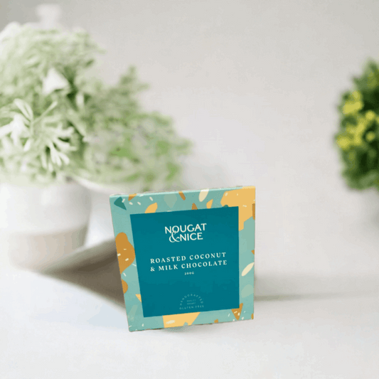 Roasted Coconut & Milk Chocolate Nougat | 200g Box