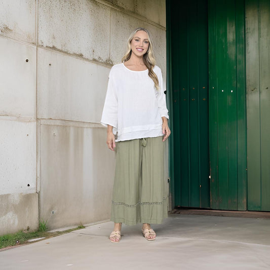 Robyn - Olive Pants